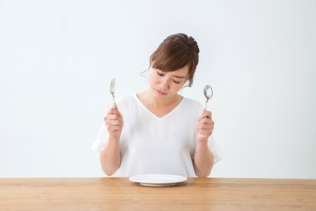 外食できない女性